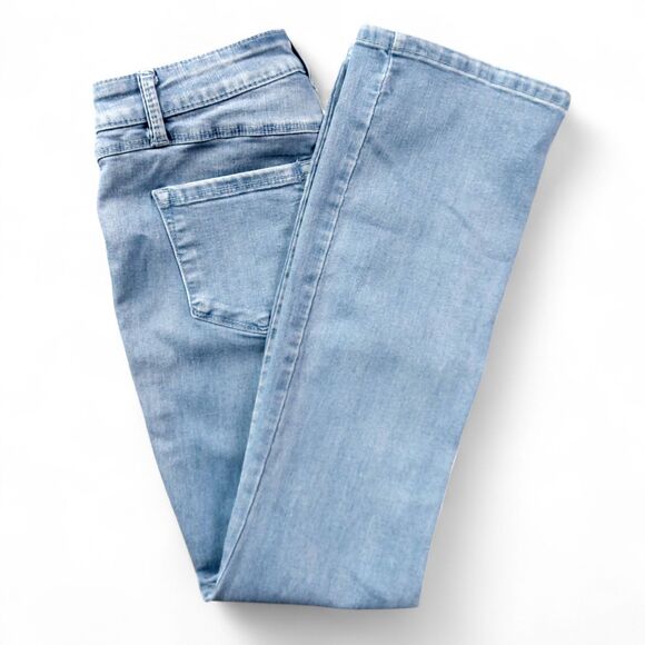 Laurie Felt Women’s Silky Baby Bell Jeans Size SP Light Wash Stretch Flare Vital - Picture 12 of 13